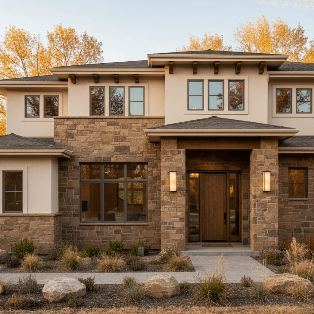 New residential home construction completed